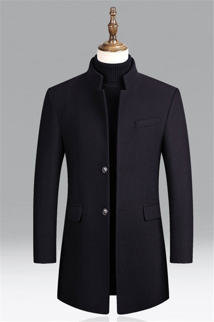 CAMILLO – Cappotto da uomo in stile autunnale – Mantello premium elegante per il look autunnale perfetto
