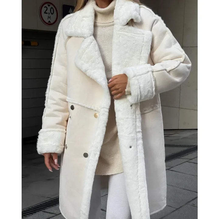 Casual inverno di pelliccia sintetica di lusso - OPHELIA per un caldo elegante