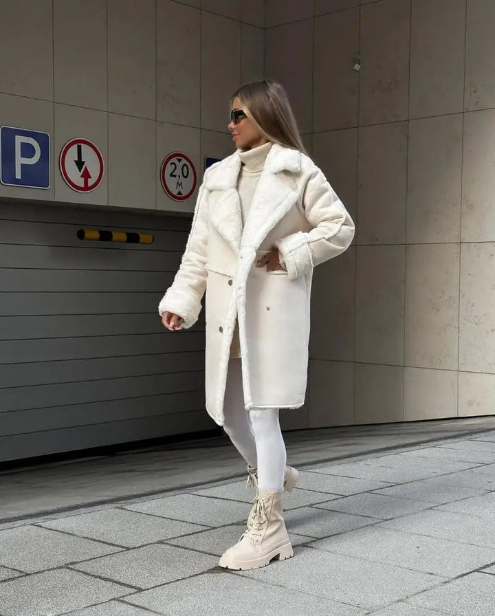 Casual inverno di pelliccia sintetica di lusso - OPHELIA per un caldo elegante