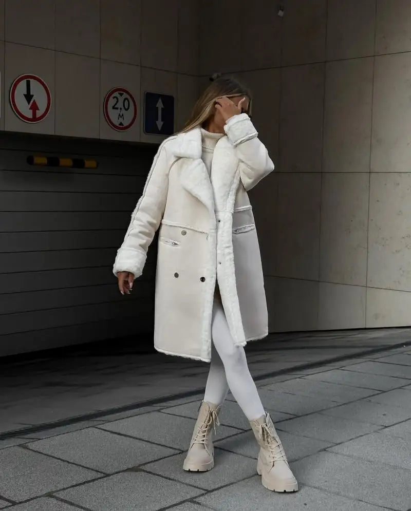 Casual inverno di pelliccia sintetica di lusso - OPHELIA per un caldo elegante