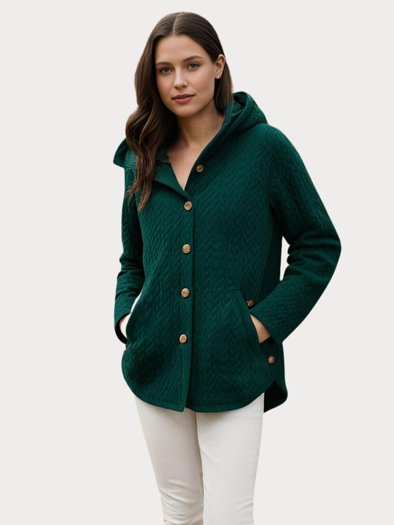 TARA – Cappotto invernale da donna – Elegante cappotto foderato con cappuccio per i giorni freddi