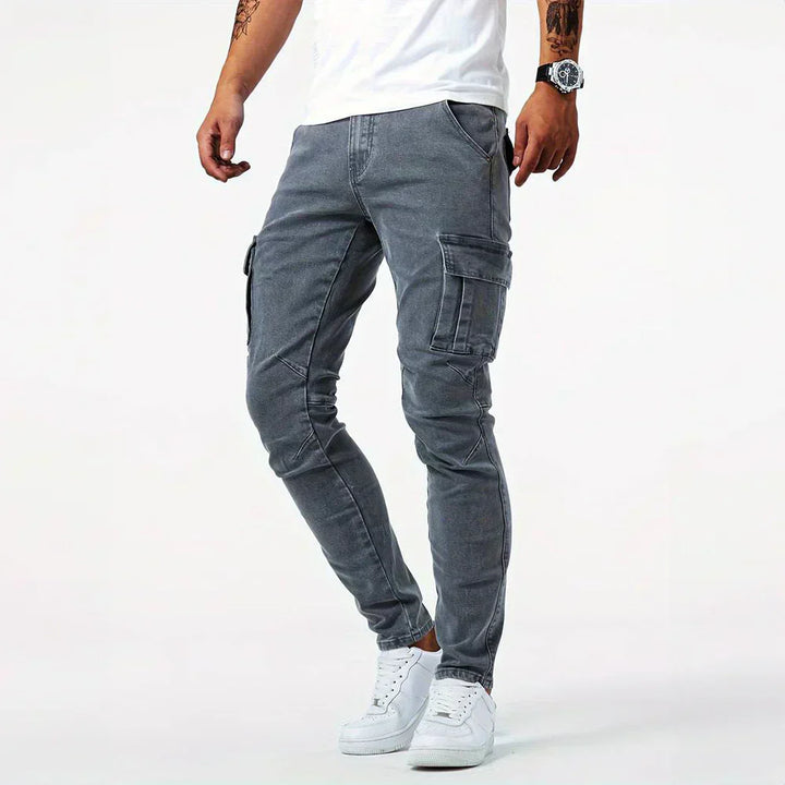 VINCENT Pantaloni Cargo Stretch da Uomo per Comfort Ottimale e Design alla Moda