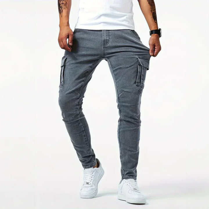 VINCENT Pantaloni Cargo Stretch da Uomo per Comfort Ottimale e Design alla Moda