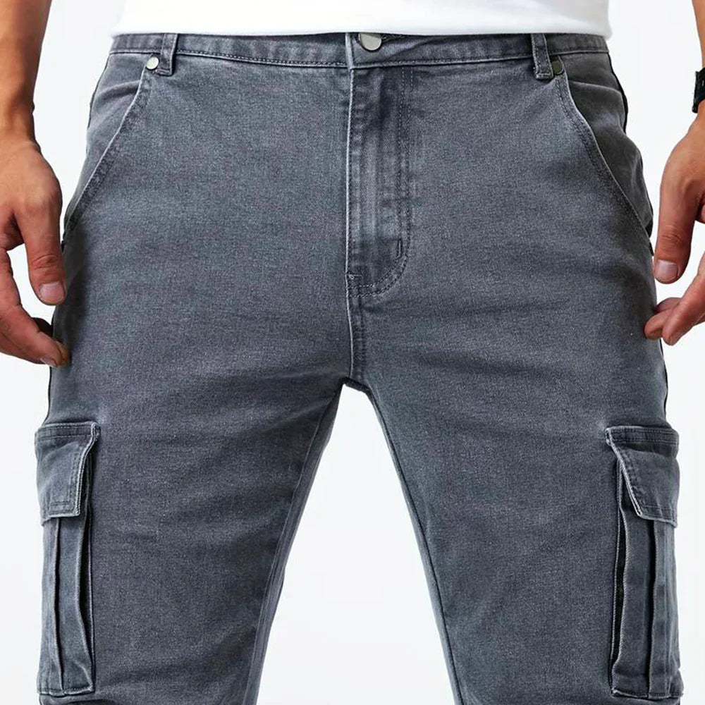 VINCENT Pantaloni Cargo Stretch da Uomo per Comfort Ottimale e Design alla Moda