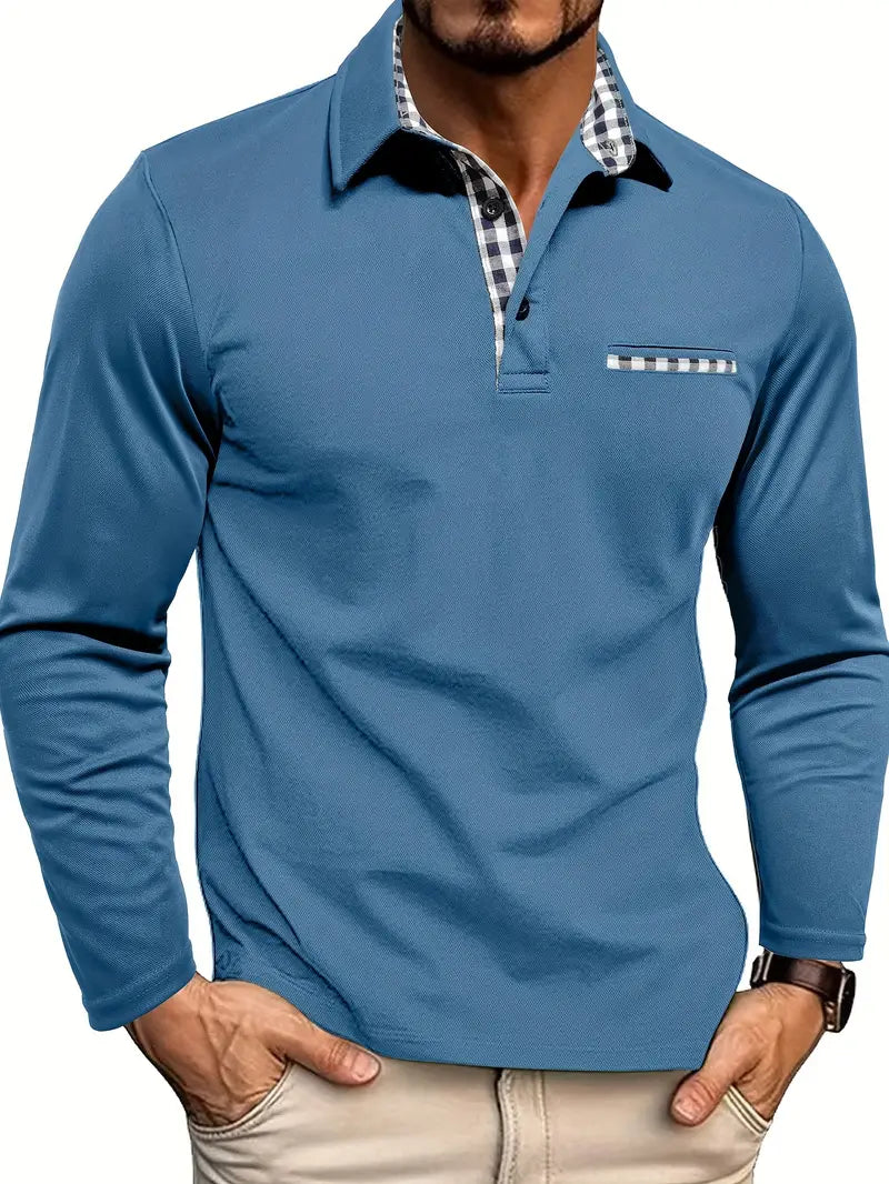 Elyo - Polo alla moda a maniche lunghe per ogni occasione