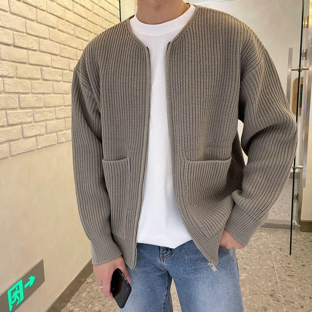 LOIC – Cardigan da Uomo – Stilevole e Comodo, Minimo in Design
