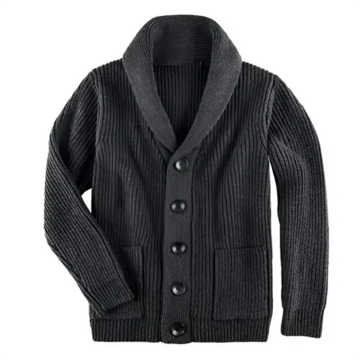 SERENO – Il cardigan trapuntato con colletto per un comfort elegante e strutturato