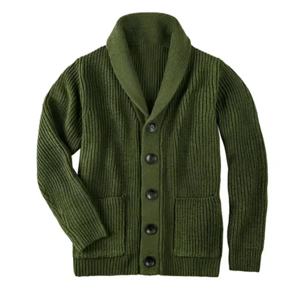 SERENO – Il cardigan trapuntato con colletto per un comfort elegante e strutturato